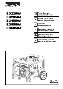 Manual de uso Makita EG2250A Generador