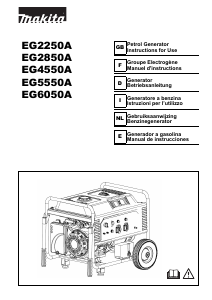 Manual Makita EG5550A Generator
