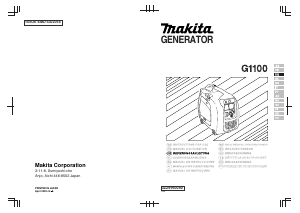 Bedienungsanleitung Makita G1100 Generator