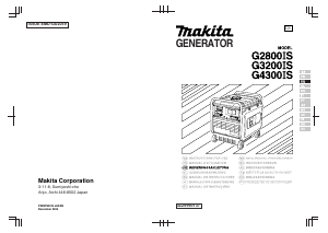 Bedienungsanleitung Makita G3200IS Generator