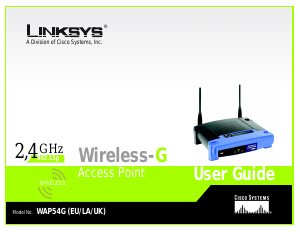 Manual Linksys WAP54G Access Point