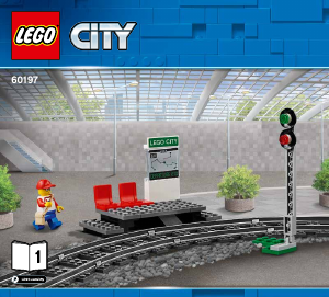 Käyttöohje Lego set 60197 City Matkustajajuna