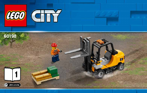 Manual Lego set 60198 City Trem de carga