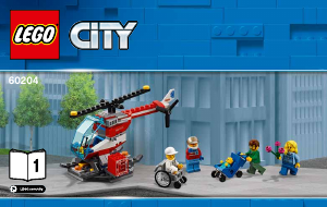 Hướng dẫn sử dụng Lego set 60204 City Bệnh viện