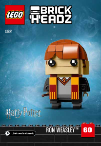 Brugsanvisning Lego set 41621 Brickheadz Ron Weasley og Albus Dumbledore