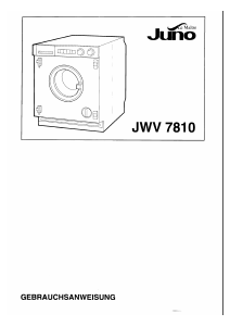 Bedienungsanleitung Juno JWV7810 Waschmaschine