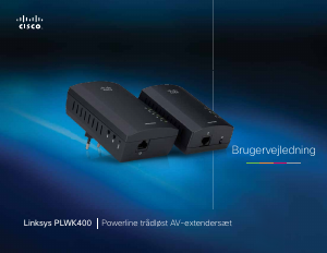 Bruksanvisning Linksys PLWK400 Powerline adapter