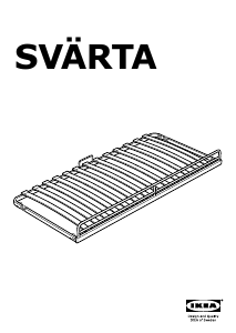 Bruksanvisning IKEA SVARTA Sovesofa