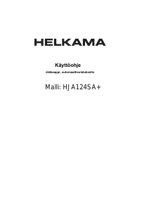 Bruksanvisning Helkama HJA124SA+ Kylskåp