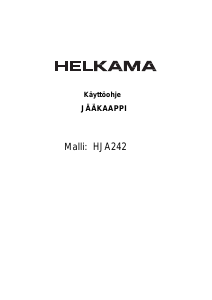 Bruksanvisning Helkama HJA242 Kylskåp