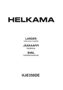 Bruksanvisning Helkama HJE350DE Kylskåp