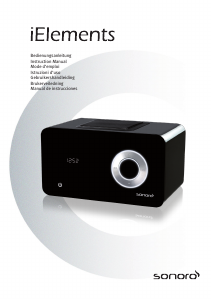 Manual Sonoro iElements Speaker Dock