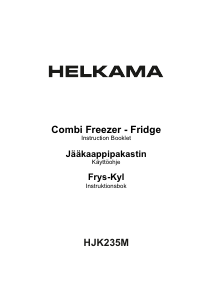 Handleiding Helkama HJK235M Koel-vries combinatie