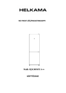 Bruksanvisning Helkama HJK301NFEA++ Kyl-frys