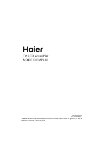 Mode d’emploi Haier LE75B9300U Téléviseur LED