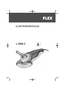 Manuál Flex L 3906 Úhlová bruska