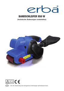 Bedienungsanleitung Erba 33639 Bandschleifer