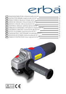 Manual Erba 33602 Angle Grinder