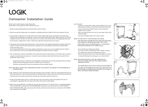 Manual Logik LDW45S10 Dishwasher