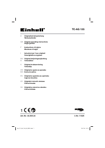 Brugsanvisning Einhell TC-AG 125 Vinkelsliber