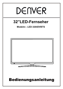 Bedienungsanleitung Denver LED-3264DVBTS LED fernseher