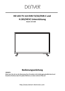 Bedienungsanleitung Denver LED-3268 LED fernseher