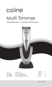 Manual Coline PSA-227RICEP Beard Trimmer