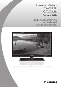 Mode d’emploi Caratec CAV222L Téléviseur LED