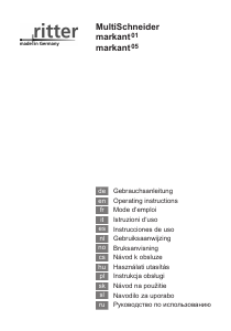 Manuál Ritter Markant05 Kráječ