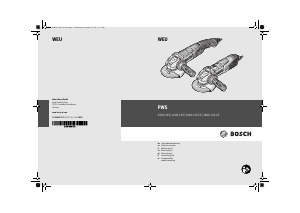 Manual de uso Bosch PWS 1300-125 CE Amoladora angular