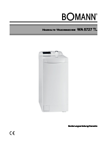 Bedienungsanleitung Bomann WA 5727 TL Waschmaschine