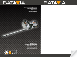 Mode d’emploi Batavia BT-CHT002 Taille-haies