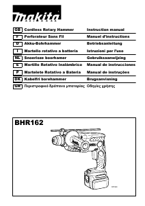 Manuale Makita BHR161 Martello perforatore