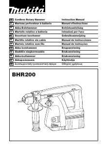 Manual Makita BHR200 Martelo perfurador