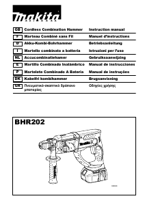 Manual de uso Makita BHR202 Martillo perforador