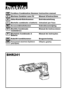 Manual de uso Makita BHR241 Martillo perforador