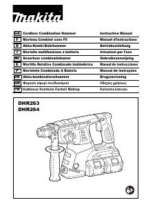 Bedienungsanleitung Makita DHR264 Bohrhammer