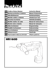 Bedienungsanleitung Makita HR160D Bohrhammer