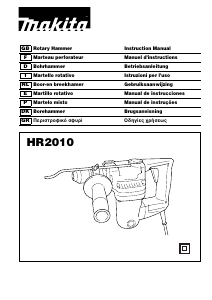 Manual Makita HR2010 Rotary Hammer