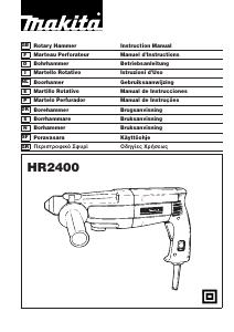 Manual Makita HR2400 Martelo perfurador