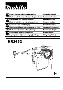 Mode d’emploi Makita HR2432 Perforateur