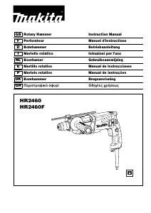 Manuale Makita HR2460F Martello perforatore