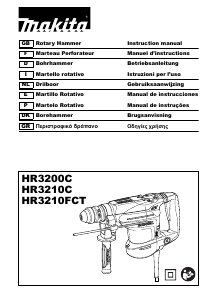 Manual Makita HR3210C Martelo perfurador