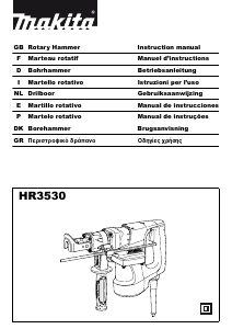 Manual Makita HR3530 Rotary Hammer