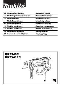 Manual Makita HR3540C Rotary Hammer