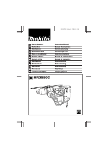 Manuale Makita HR3550C Martello perforatore