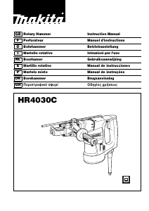 Manual de uso Makita HR4030C Martillo perforador