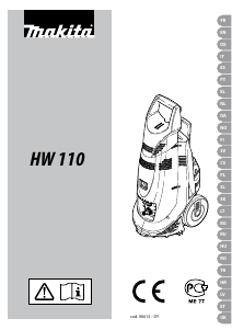 Manuale Makita HW110 Idropulitrice