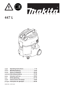 Manual de uso Makita 447 L Aspirador