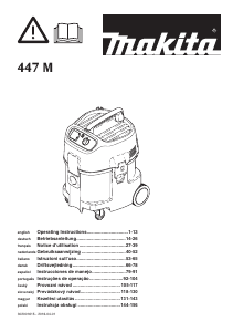 Manuale Makita 447 M Aspirapolvere